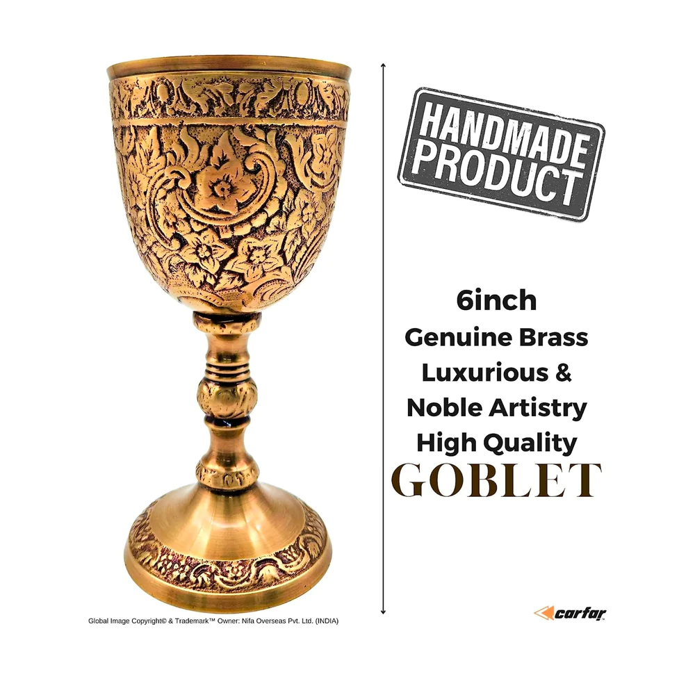 Brass Wine Goblets – Noble Designs